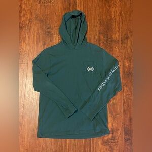 Vineyard Vines football T-shirt with hood